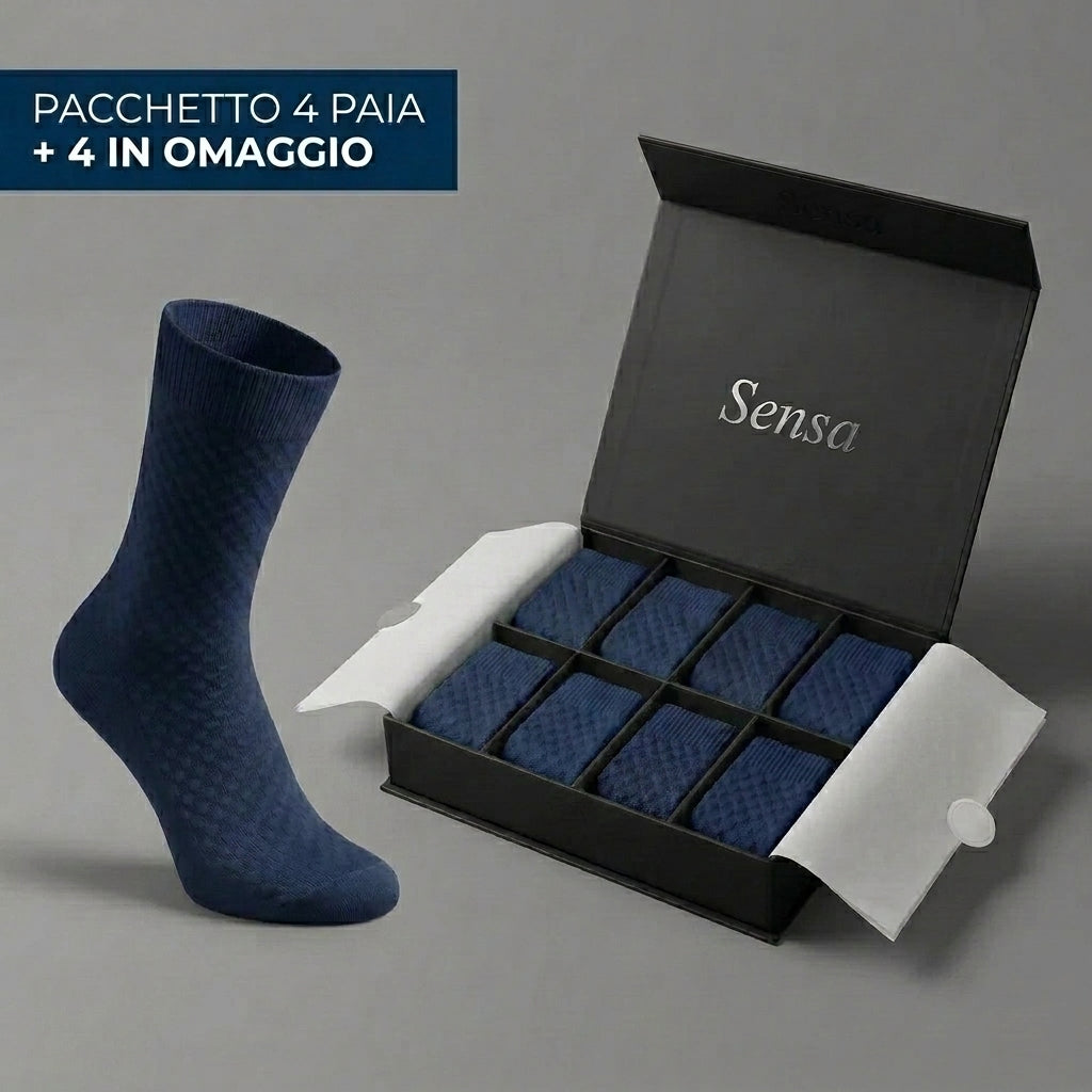 Calze SENSA a metà polpaccio in fibra di bambù premium