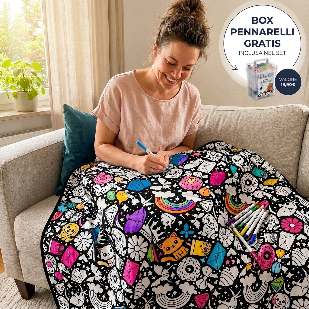 ColorNest™ - Coperta da Colorare