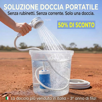 Pompa d'Acqua Portatile: Kit con Tubo e Boccagli