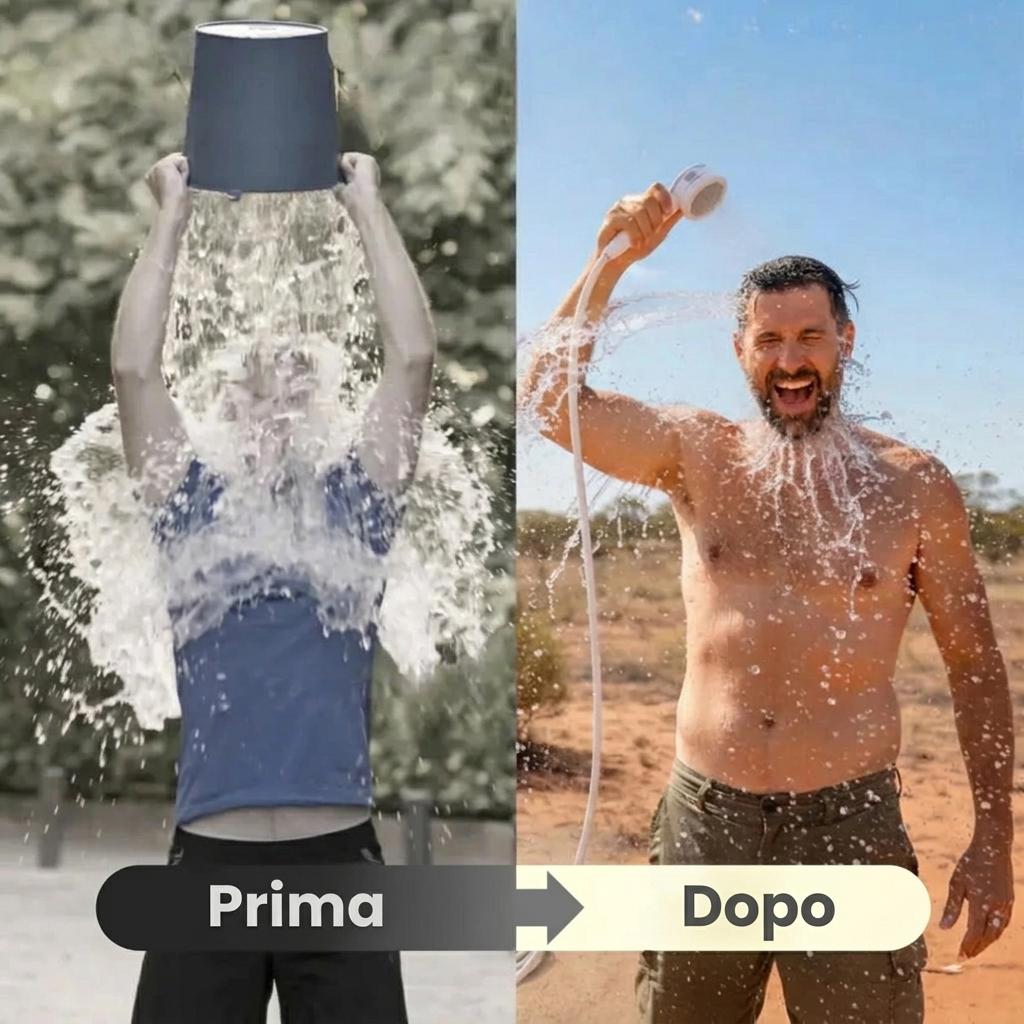 Pompa d'Acqua Portatile: Kit con Tubo e Boccagli