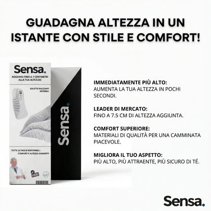 Solette ortopediche rialzanti AltaStep™ - Sensa