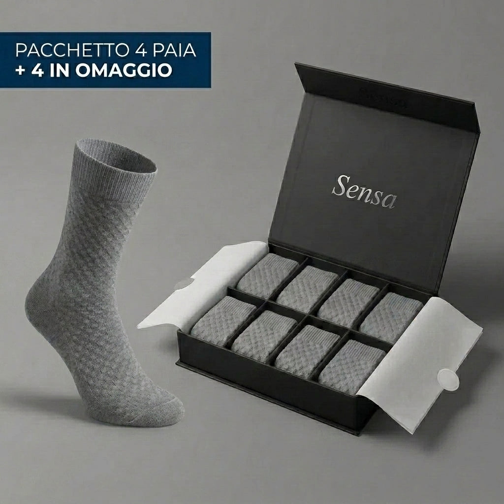 Calze SENSA a metà polpaccio in fibra di bambù premium
