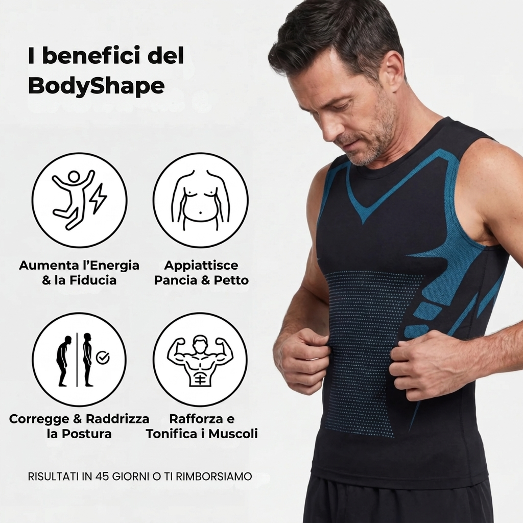 BodyShape™ - Canotta Compressiva Modellante Uomo