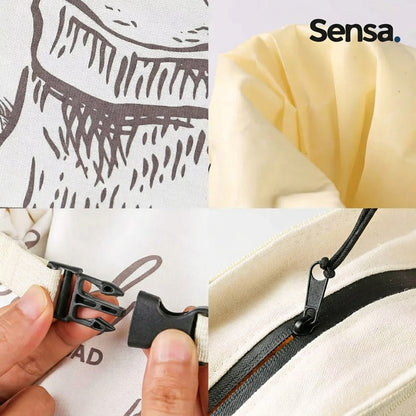 Sacchetto Portapane in Cera d'Api Biologica - 100% Cotone Bio