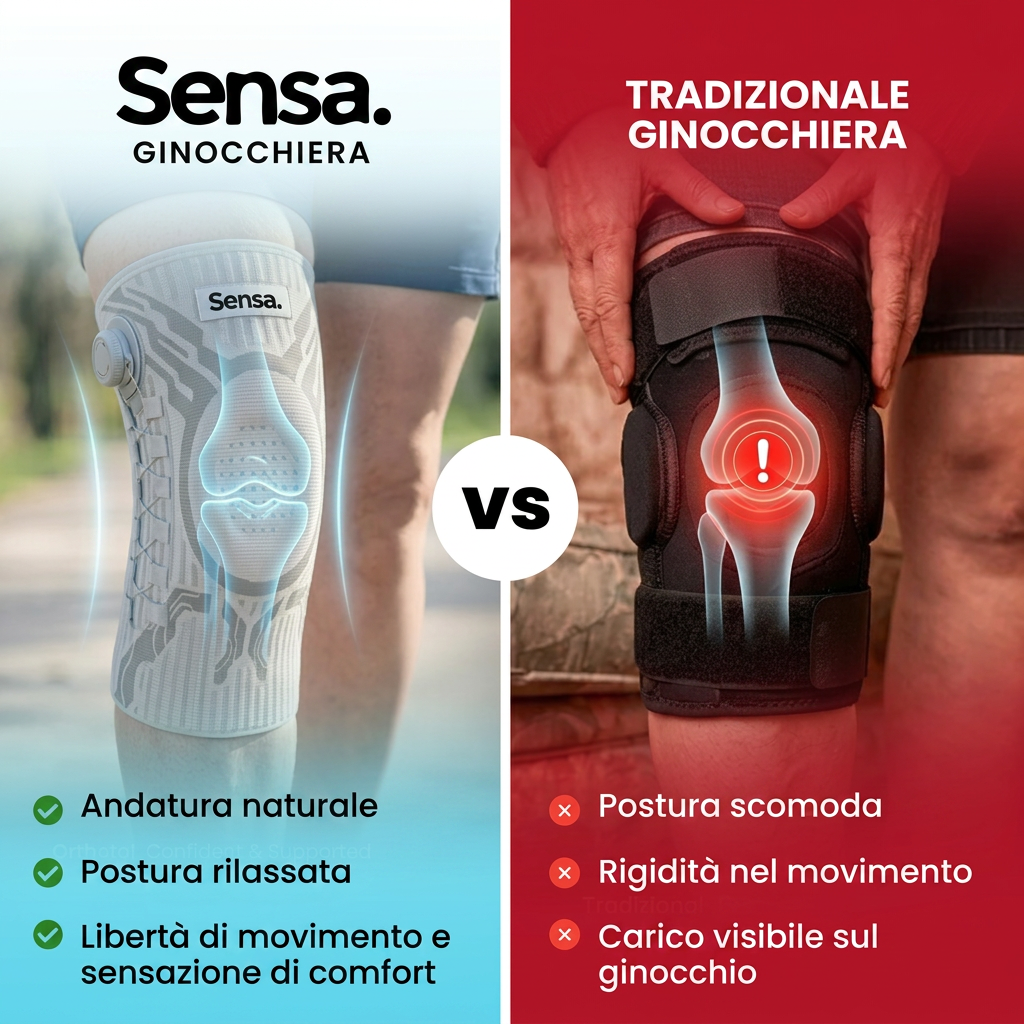 Ginocchiera StabiFlex™ - Muoviti con sicurezza, senza pensare al ginocchio